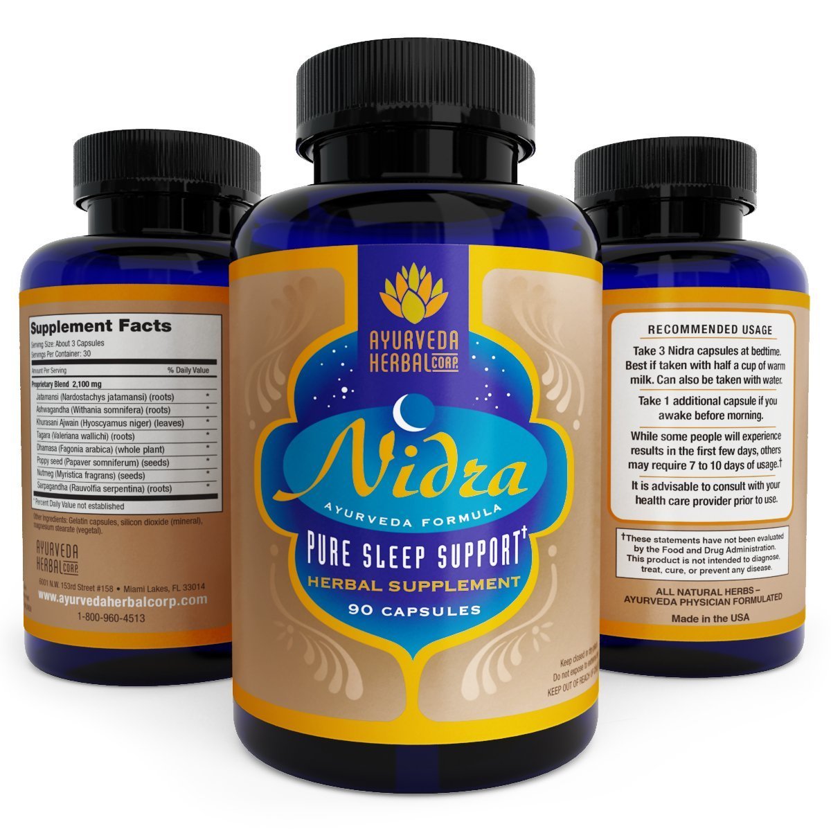 Ayurveda Herbal Corp’s Revolutionary Herbal Sleep Supplement is Now