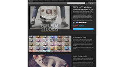 FCPX Plugins for Lut vintage Final Cut Pro X Pixel FIlm Studios