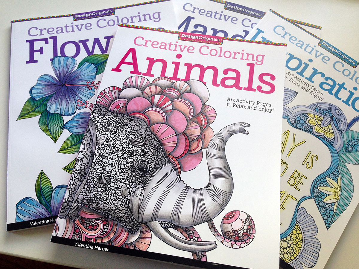 Artist Valentina Harper’s Popular Coloring Book Series Now Available on