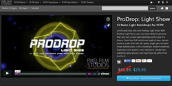 ProDrop Light Show Plugin from Pixel Film Studios