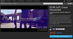 FCPX LUT Cross Processed Plugin from Pixel Film Studios