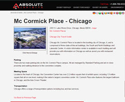 Convention Center Guide on Absolute Exhibits' Website