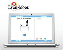 Evan-Moor's Multiplication Facts online activities