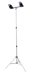 Explosion Proof LED Light Tower with Two Removable Light Heads