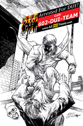 The DUI Team Comic Book Cover