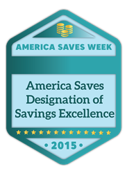 Badge of Excellence from America Saves 2015