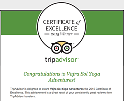 TripAdvisor, Vajra Sol Yoga Retreats
