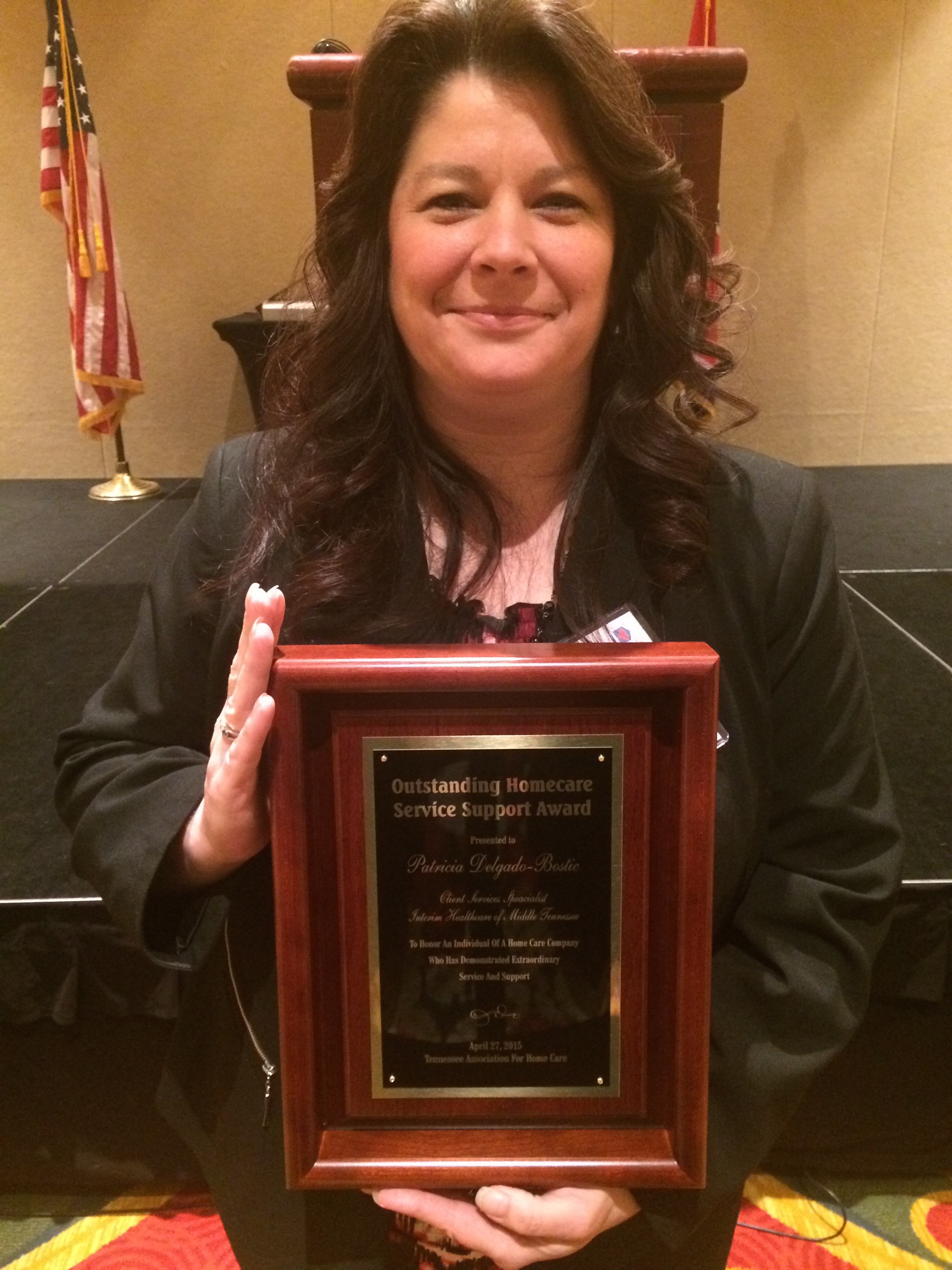 Interim Healthcare’s Patti Bostic Wins Outstanding Homecare Service