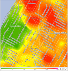 Crime Risk Map in the Vicinity of 125th St, New York, NY