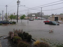 Cars stranded in Dallas Flood