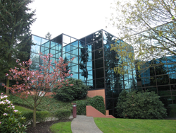 The exterior of the Pole To Win (PTW) Bellevue, WA office