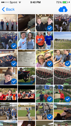 Selecting pics to protect with CloudSlice