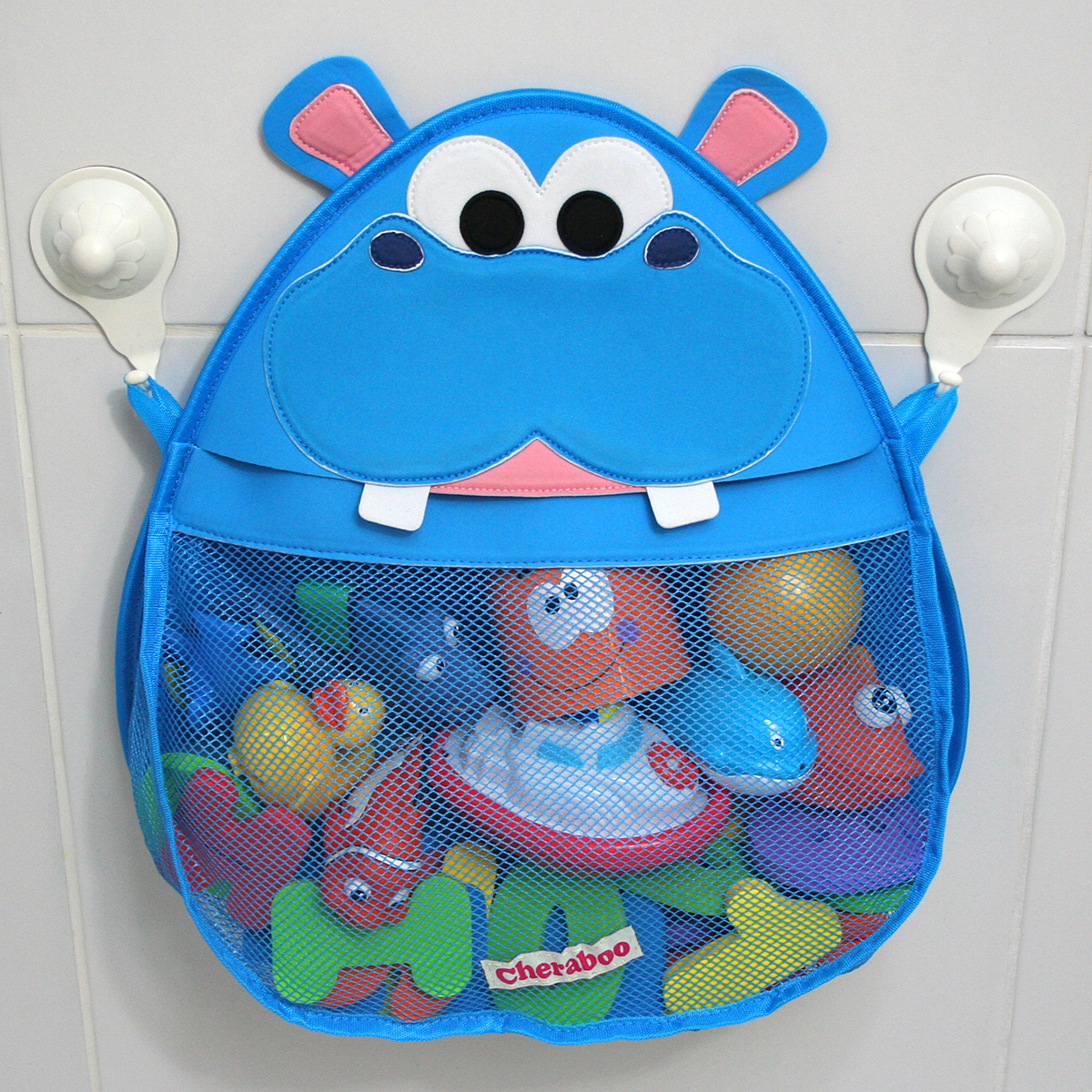 The Hurley Hippo Bath Toy Organizer Makes B