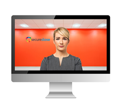 Example of SecureClose computerized avatar used to automate the closing process