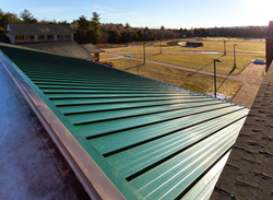 Garland’s new R-Mer Shield structural standing seam roof system provides unrivaled wind uplift performance - photo