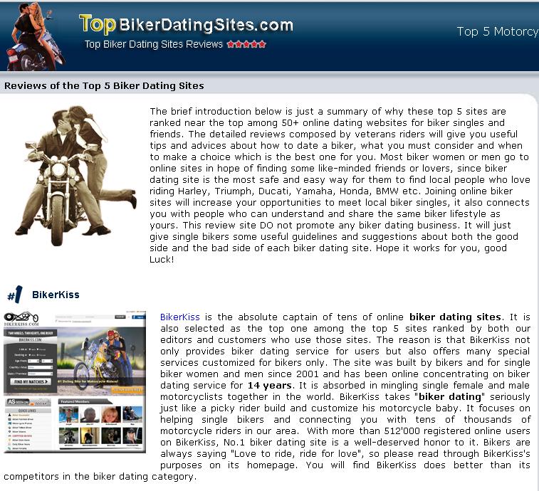Beste biker-dating-sites