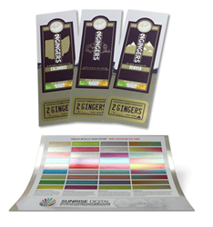 Digital Metallic Foil Label