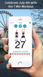 7Min wants to get America moving with the 7 Min Independence Day Workout this July 4th.
