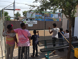 Family Promise New Basketball Court Installation