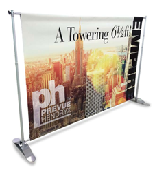 Self-Standing Telescopic Banner Stand