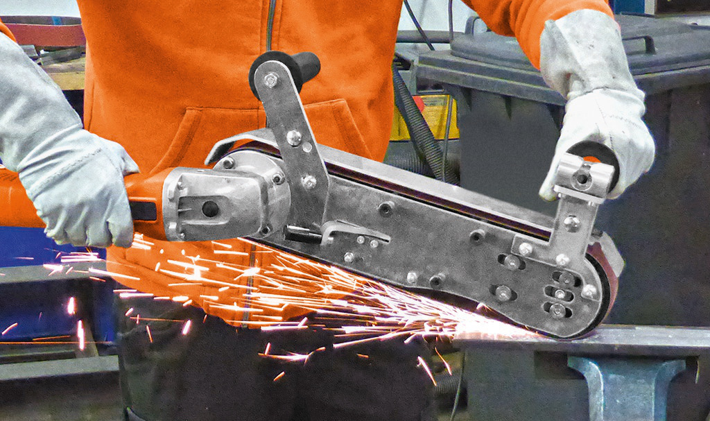 New Slugger by FEIN Mobile HandHeld Belt Grinding Systems