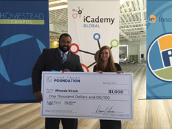 Lake Trust Credit Union Awards $1,000 Scholarship to Miranda Kirsch, Local iCademy Global Student