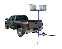 6' to 10' Extendable Work Area Light Tower that produces 104,000 lumens of light