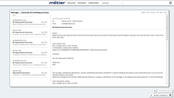 Métier Messaging Extension for Collaboration