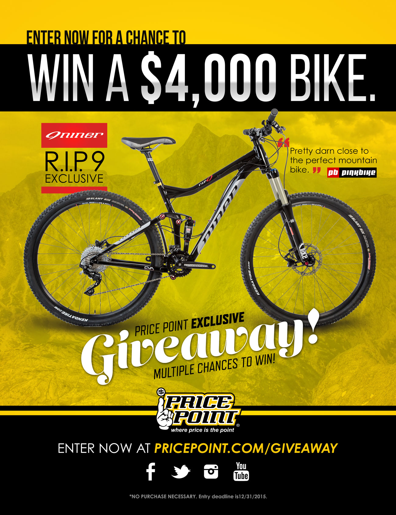 Price Point Announces Their Biggest Bike Giveaway Of The Year
