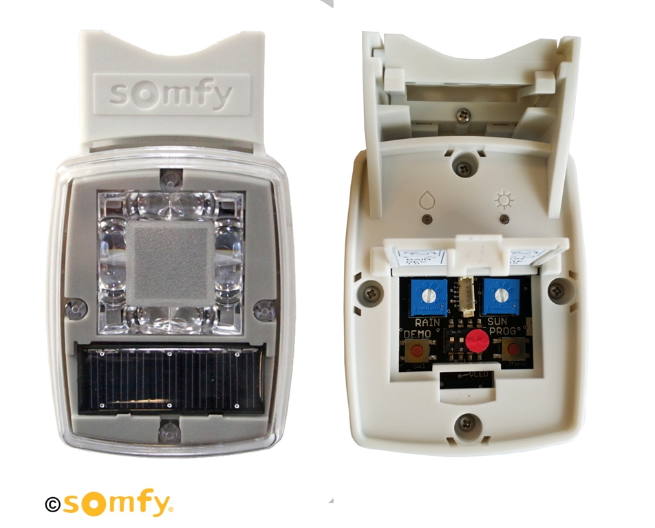 Somfy Introduces the Firstever Wireless Rain and Sun Sensor