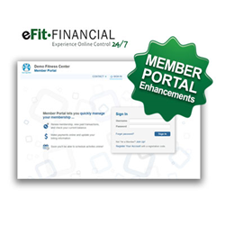 eFit Financial Member Portal Enhancements