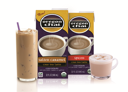 Chai Tea Latte Mixes from Oregon Chai now include Spiced and Salted Caramel Chai