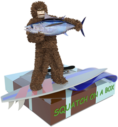 Squatch on a Box will soon be available
