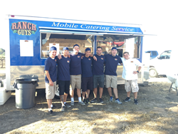 The Ranch Guys in front of the Food Trailer