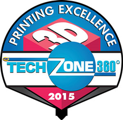Afinia 3D Wins TechZone 360 2015 3D Printing Excellence Award