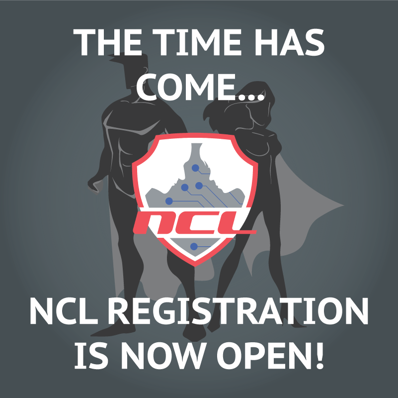 NCL Registration is Open; Let the Games Begin