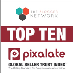 The Blogger Network ranked 9th overall in Pixalate's Global Seller Trust Index™.