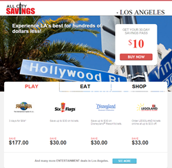 All City Savings is a turnkey ancillary revenue solution that delivers destination-specific savings to travelers.