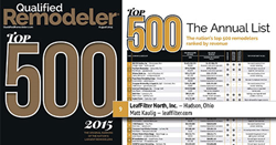 Leaf Filter recognized as a top remodeler