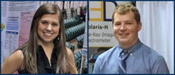 Stephanie Hoelbling (L) of Clemson University and Ian Lake (R) of Illinois Institute of Technology were awarded the 2015-2016 Health Physics Society Dade W. Moeller Scholarships for studies in health physics (radiation protection science).