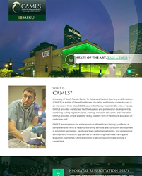USF CAMLS website design by Bayshore Solutions