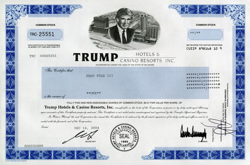 are birth certificates traded on the stock market
