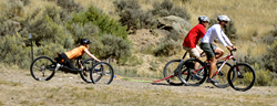 Adventure Team Challenge Colorado downhill cycling in 2014.