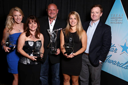 Members of the On-Target! team pictured at the 2015 Texas Star Awards