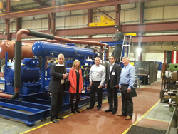 VIBES Awards judges visit Star Refrigeration's Glasgow factory to see a heat pump in action