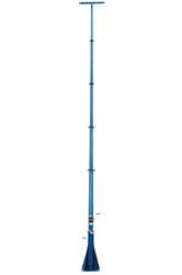 8.6' to 50' Crank Up Eight Stage Aluminum Mast