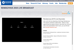 OIA Rendezvous 2015 Live Broadcast screen shot