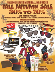 Huge discounts on all designer frames and sunglasses