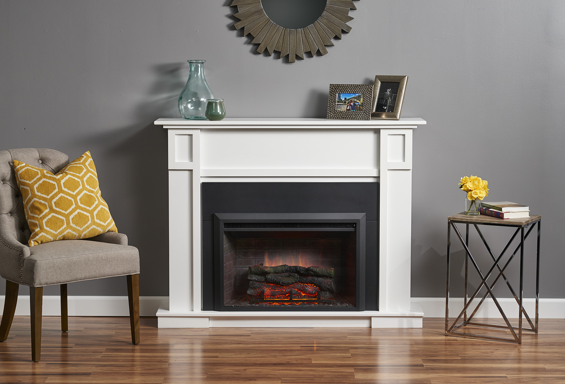 Electric Fireplace line: the Zero Clearance Electric Fireplace Insert and t...