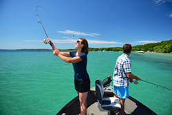 Fishing on Grand Traverse Bay